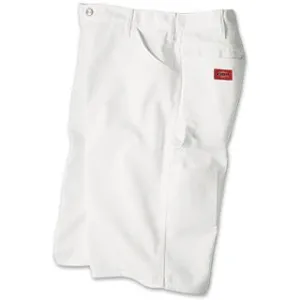 Dickies Relaxed Fit Men's White Painter Shorts