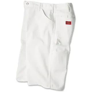 Dickies Relaxed Fit Men's White Painter Shorts