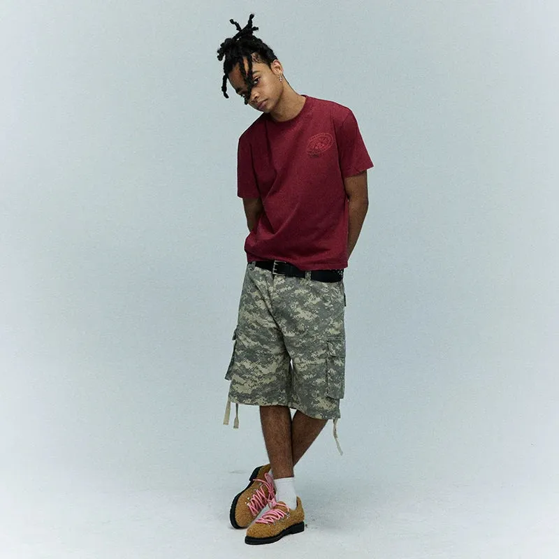 Digital Camouflage Cargo Shorts