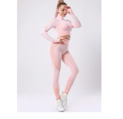 Dinazah Women Long Sleeve Trousers Yoga Clothes