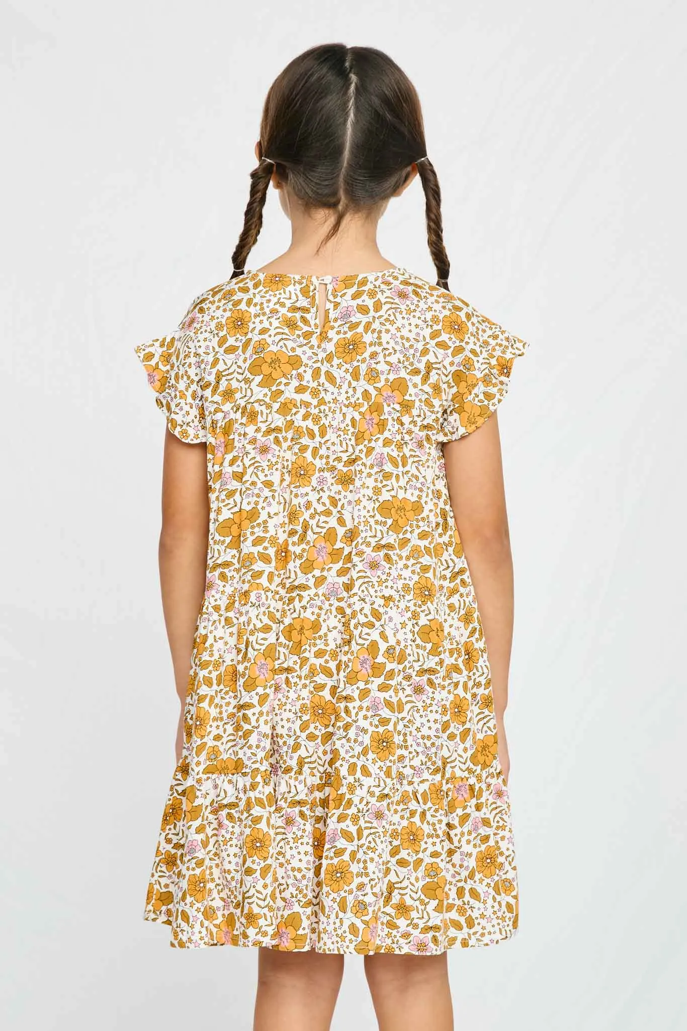 Ditsy Floral Ruffle Dress