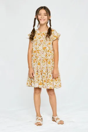 Ditsy Floral Ruffle Dress