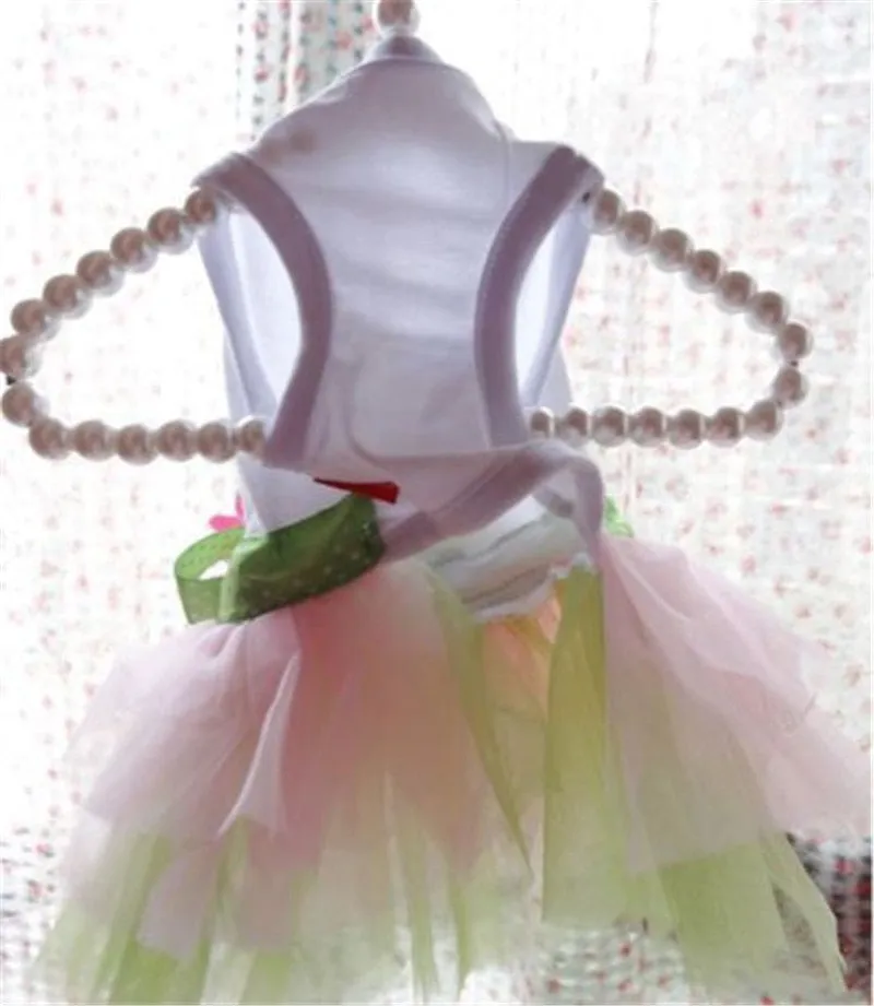 Dog's Tutu Dress With Flower