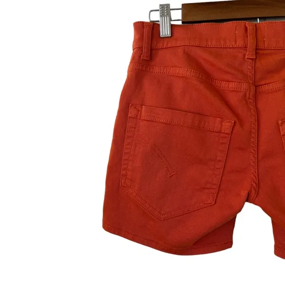 Dondup Button Fly Denim Shorts In Cinnamon Size 26