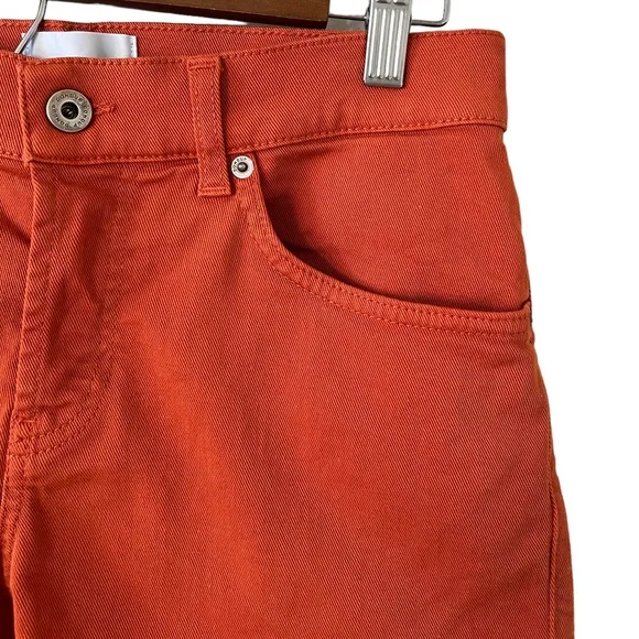 Dondup Button Fly Denim Shorts In Cinnamon Size 26