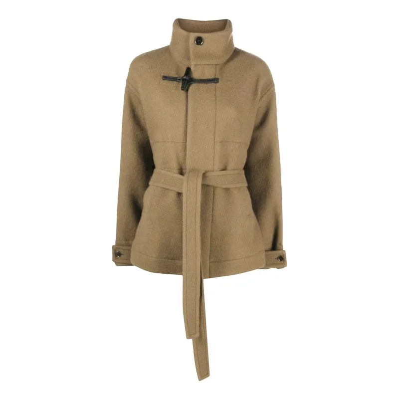 Double-Layer Wool Duffle Coat