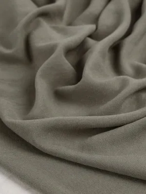 Drapey Viscose Linen Deadstock - Olive