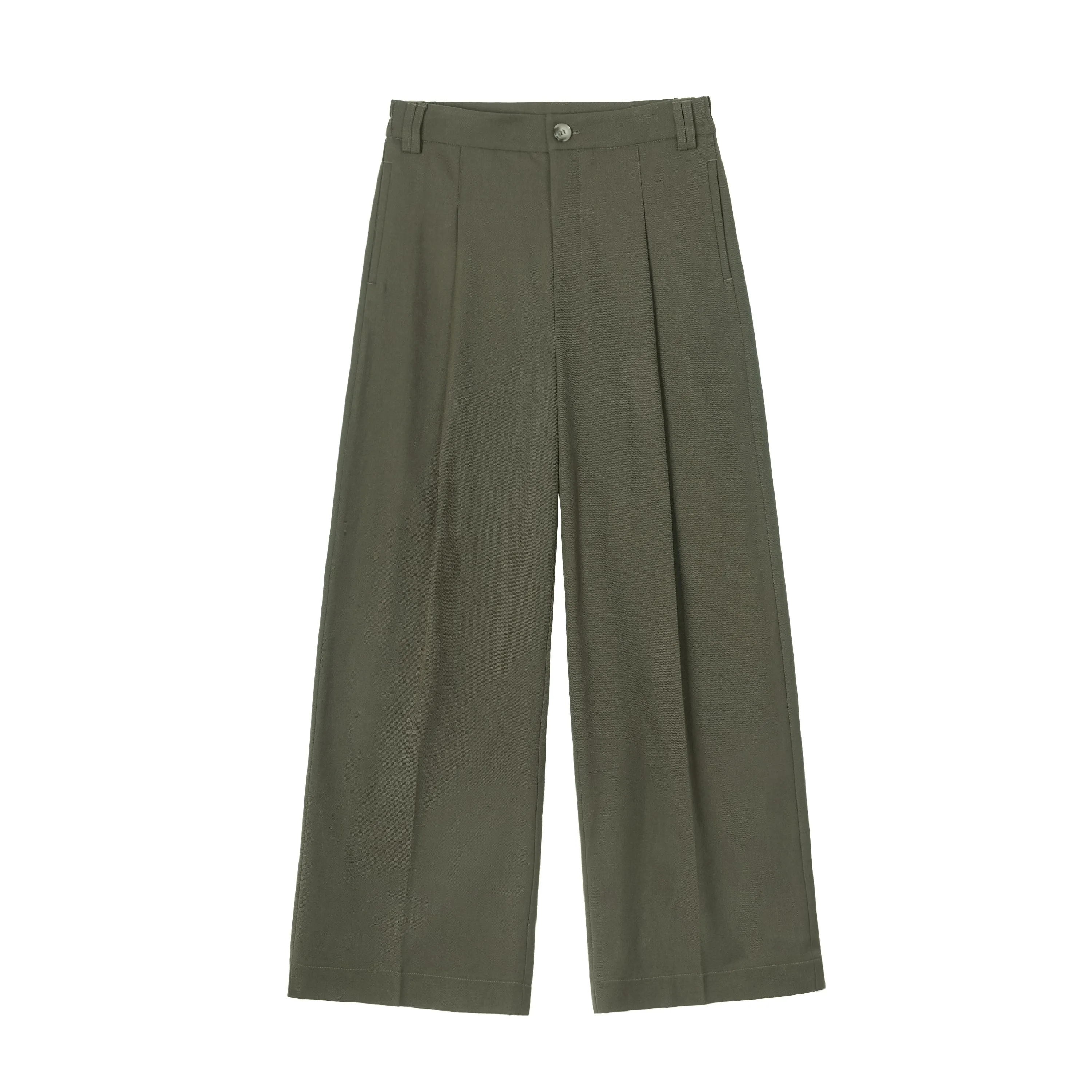 Drapey Wide-Leg Trousers