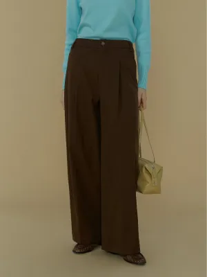 Drapey Wide-Leg Trousers