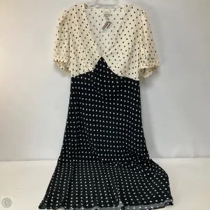 Dress Casual Maxi By A New Day In Polkadot Pattern, Size: Xxl