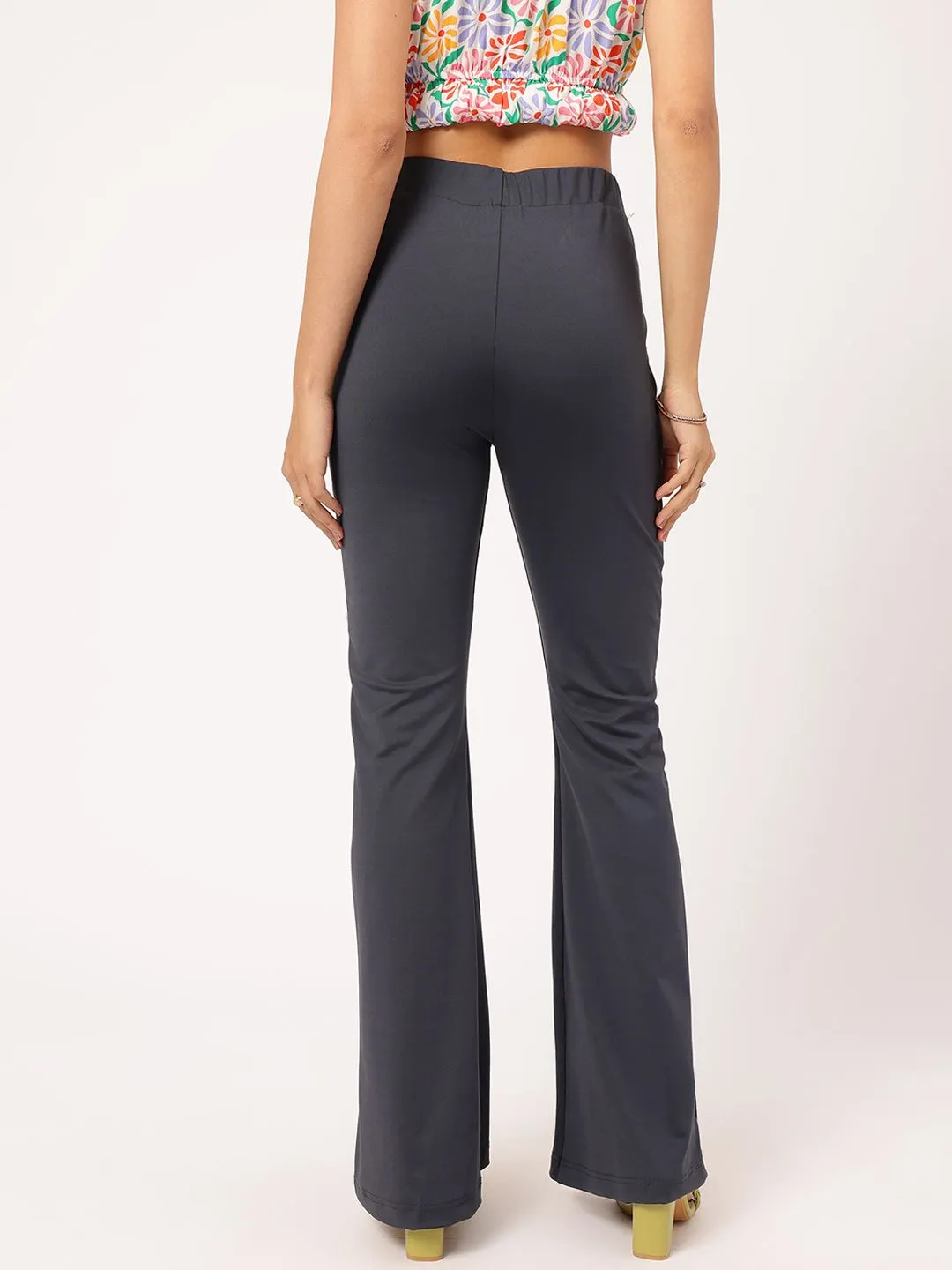 DressBerry Versatile Vogue High-Waist Paneled Trousers