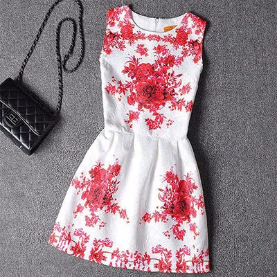 Dresses For Girls Mother Daughter Dresses Family Matching Clothing Girls Sleeveless Formal Print A-line Dress Summer