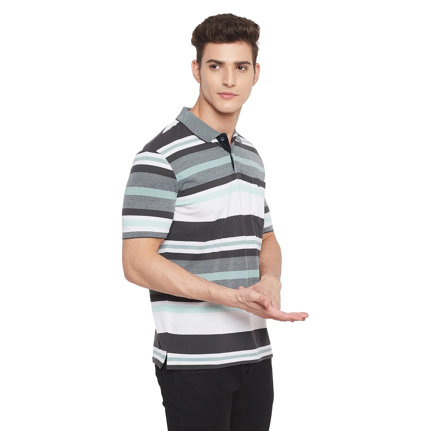 Duke Stardust Men Half Sleeve Cotton T-shirt (LF5303)