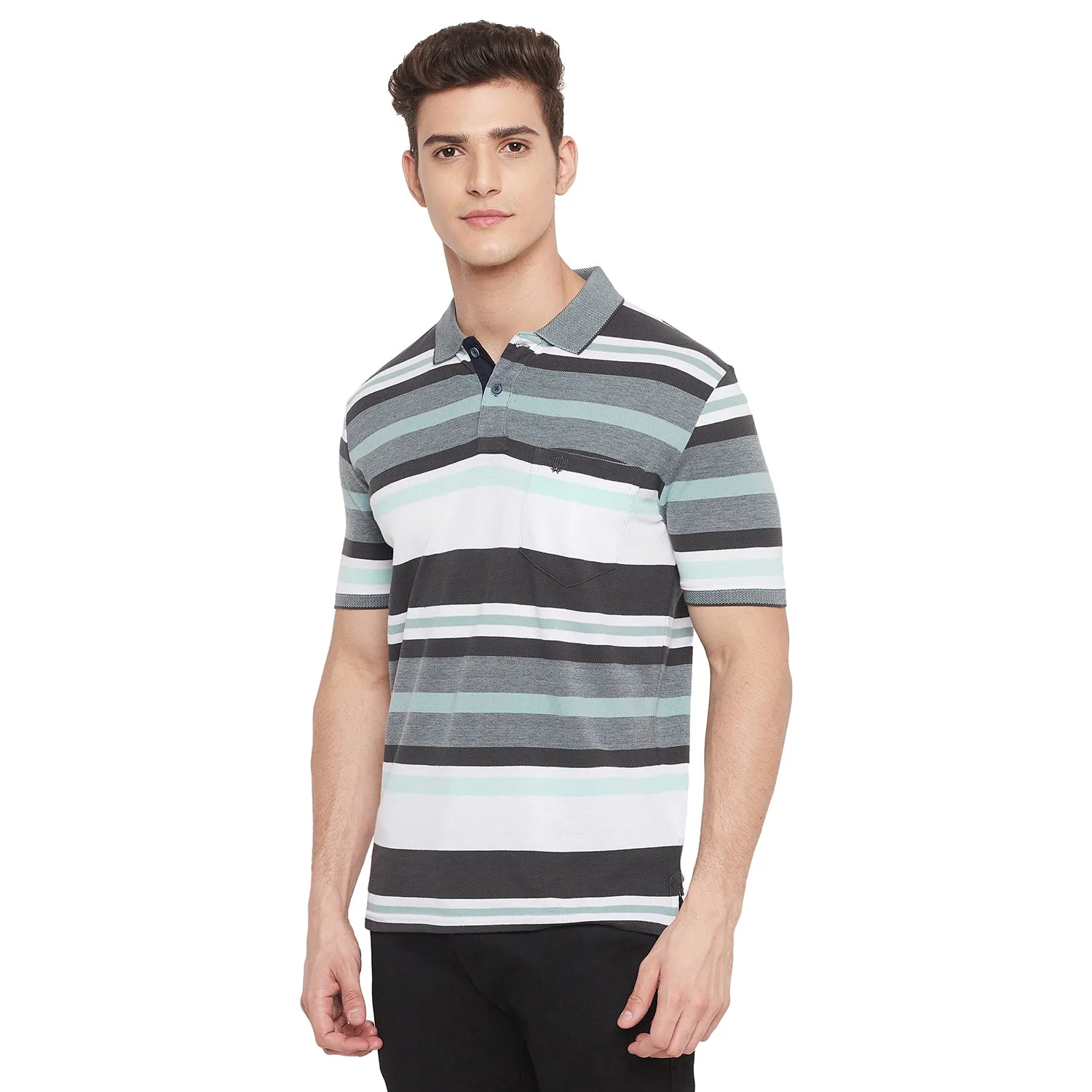 Duke Stardust Men Half Sleeve Cotton T-shirt (LF5303)