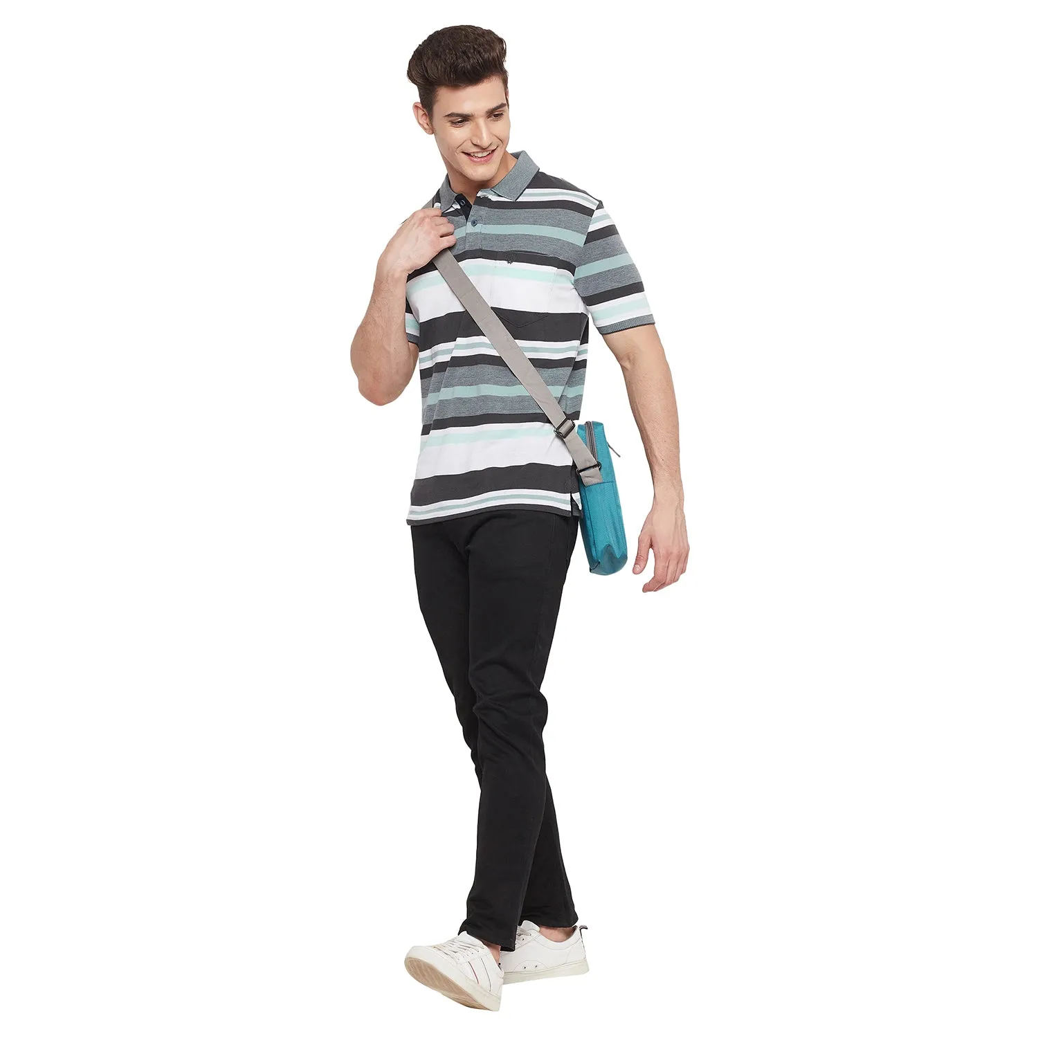Duke Stardust Men Half Sleeve Cotton T-shirt (LF5303)