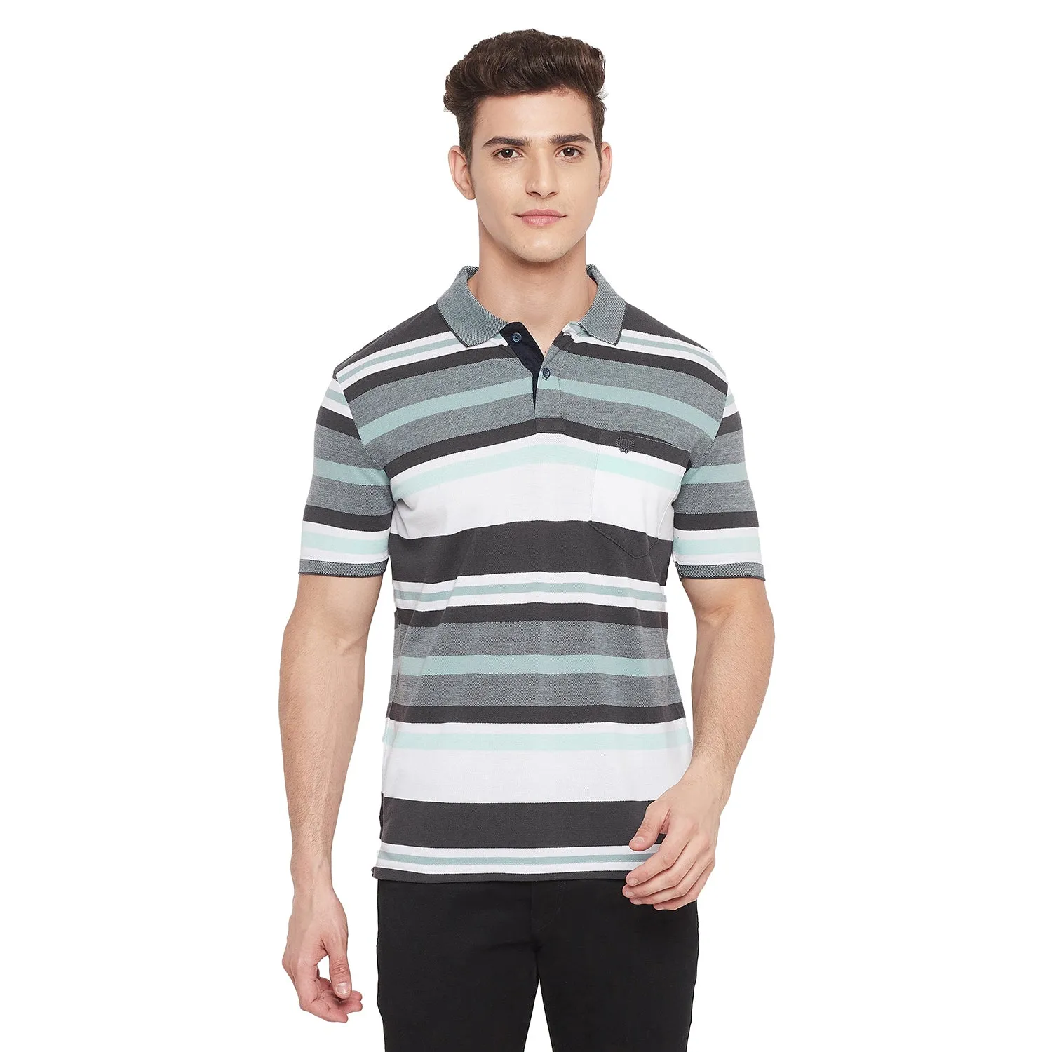 Duke Stardust Men Half Sleeve Cotton T-shirt (LF5303)