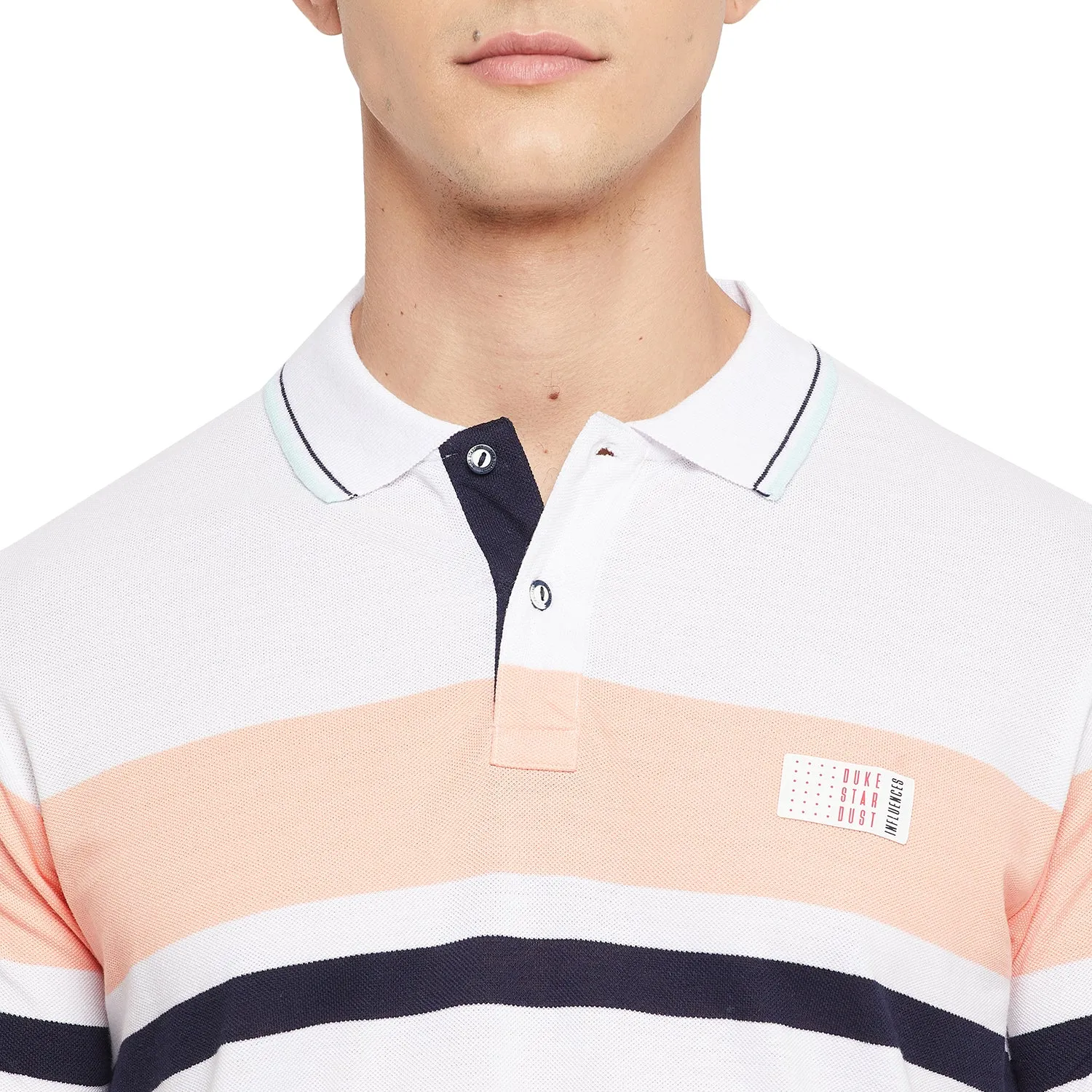 Duke Stardust Men Half Sleeve Cotton T-shirt (LF5304)