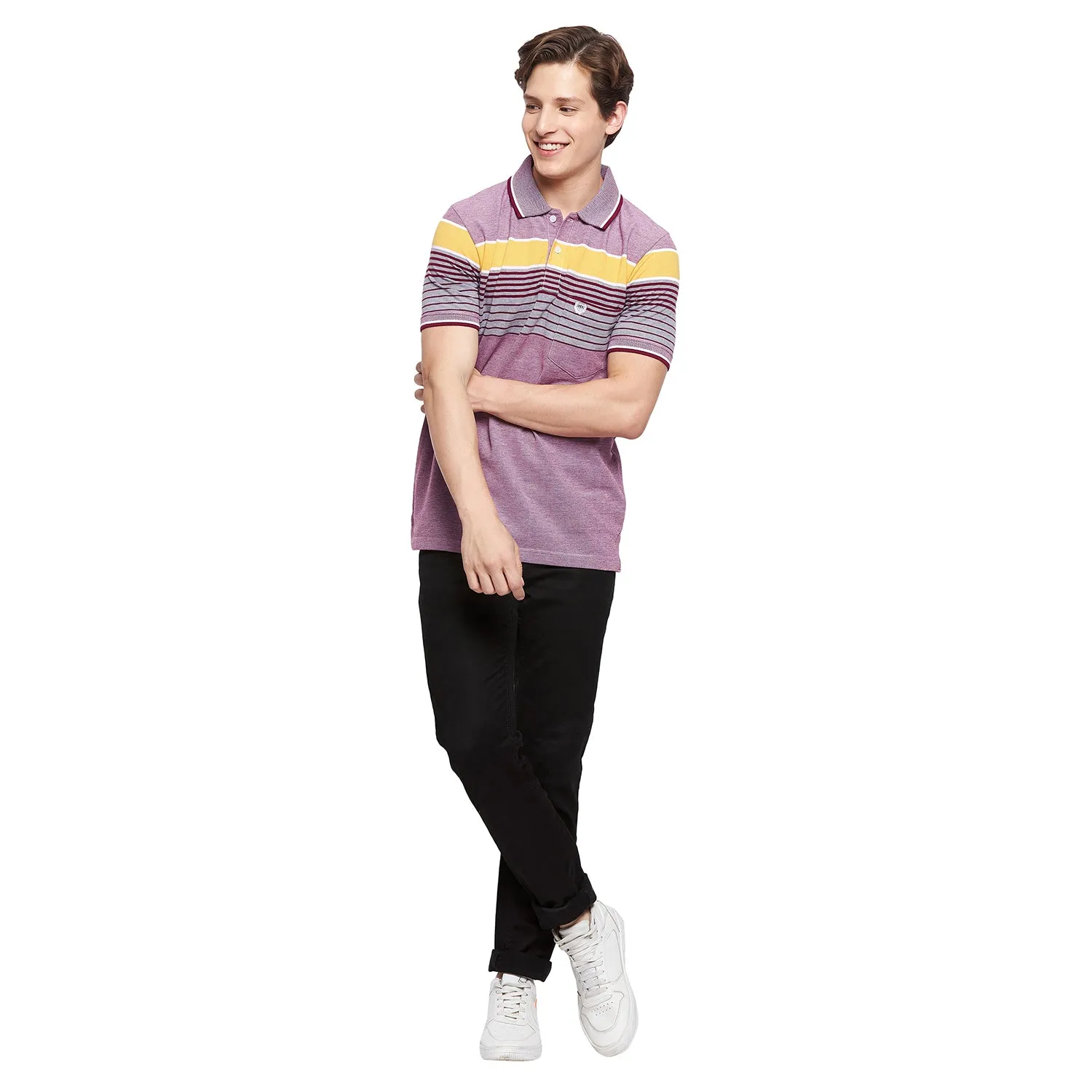 Duke Stardust Men Half Sleeve Cotton T-shirt (LF5395)
