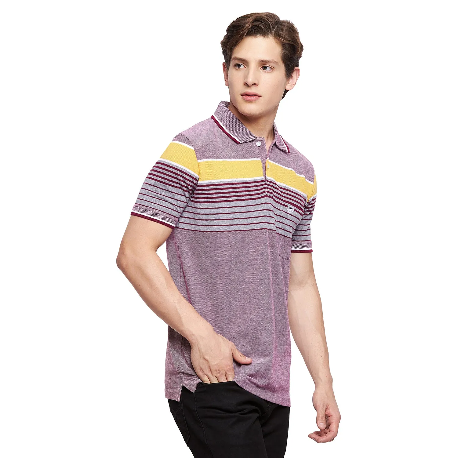 Duke Stardust Men Half Sleeve Cotton T-shirt (LF5395)