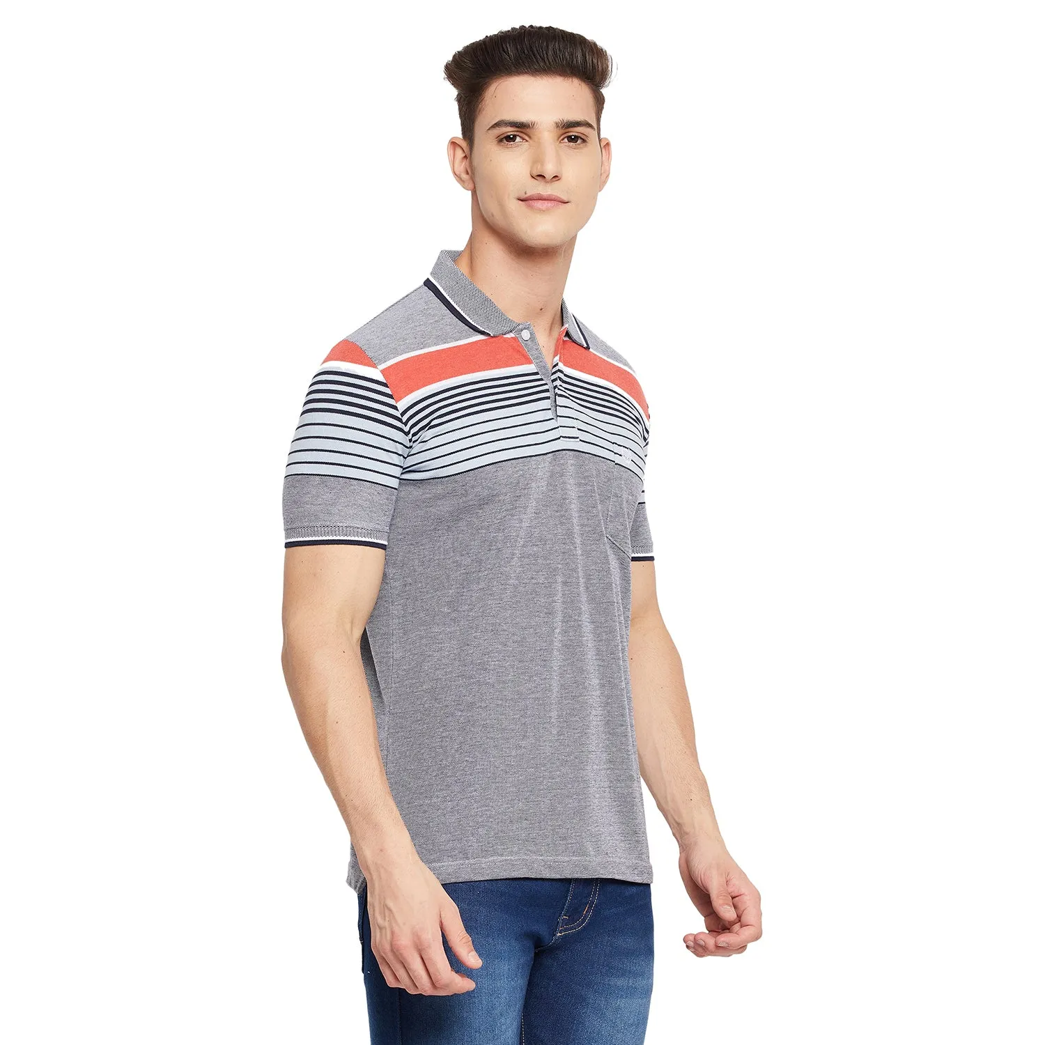 Duke Stardust Men Half Sleeve Cotton T-shirt (LF5395)
