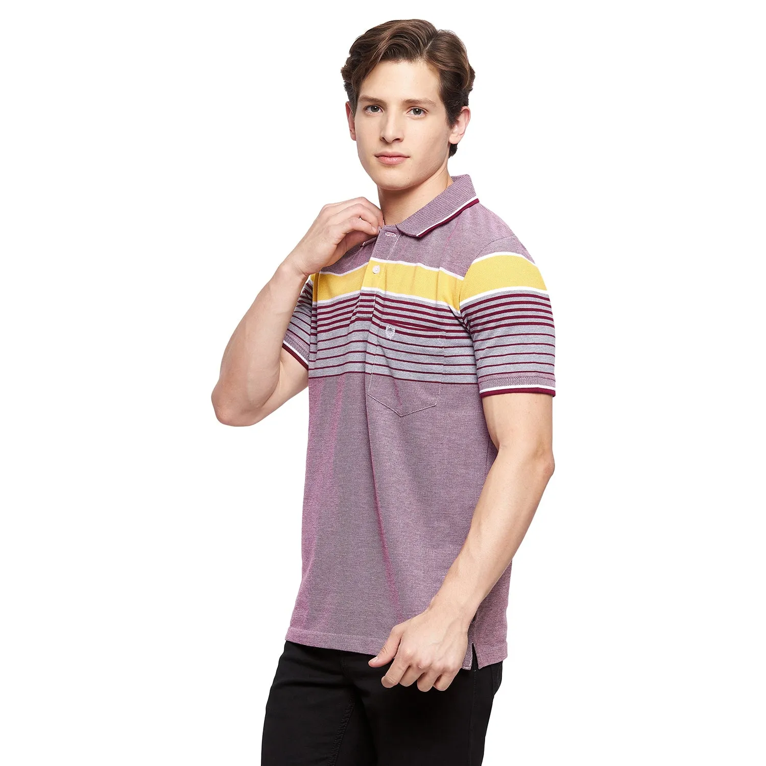 Duke Stardust Men Half Sleeve Cotton T-shirt (LF5395)