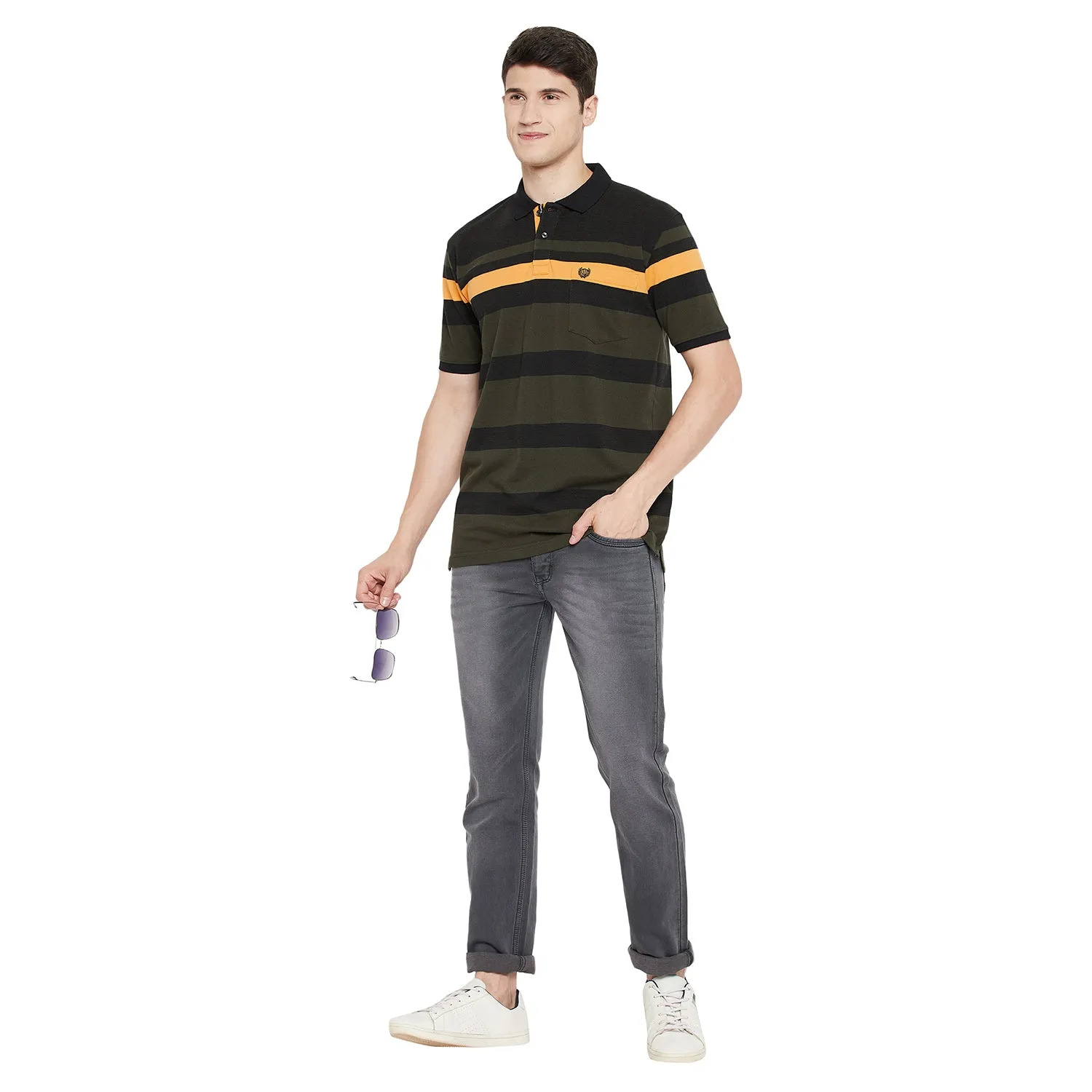 Duke Stardust Men Half Sleeve Cotton T-Shirt (LF5445)
