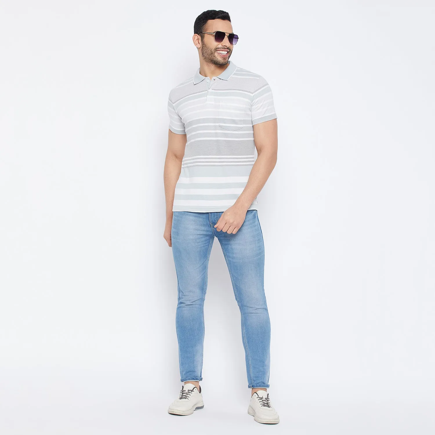 Duke Stardust Men Half Sleeve Cotton T-shirt (LF7014)