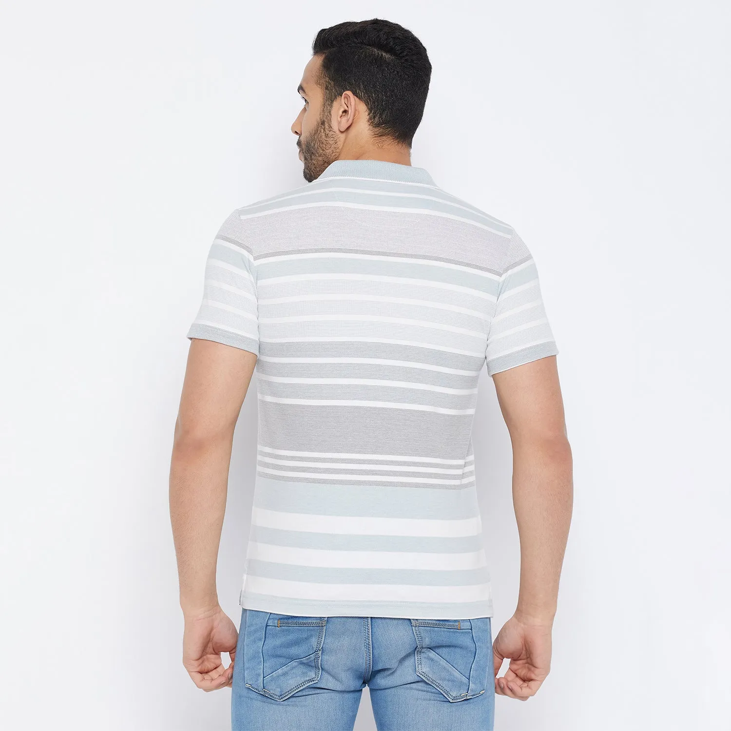 Duke Stardust Men Half Sleeve Cotton T-shirt (LF7014)