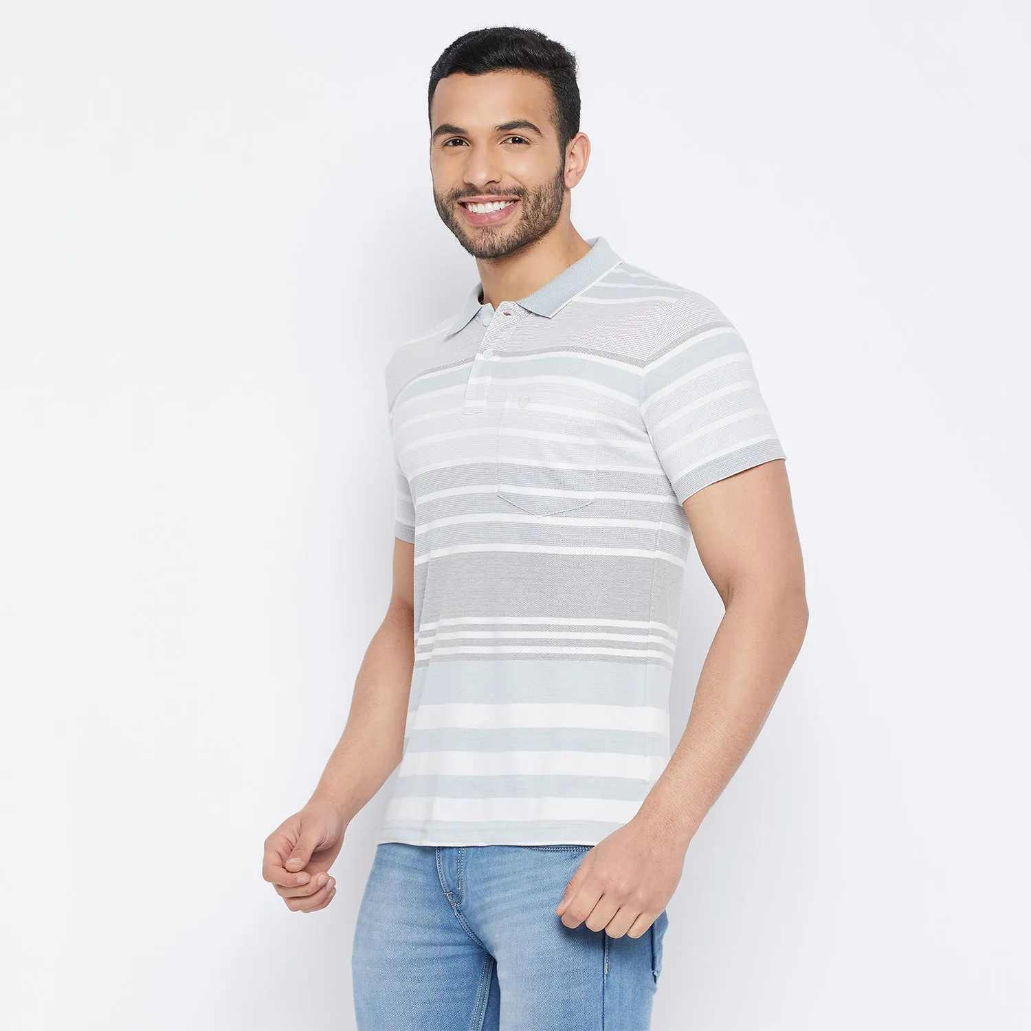 Duke Stardust Men Half Sleeve Cotton T-shirt (LF7014)