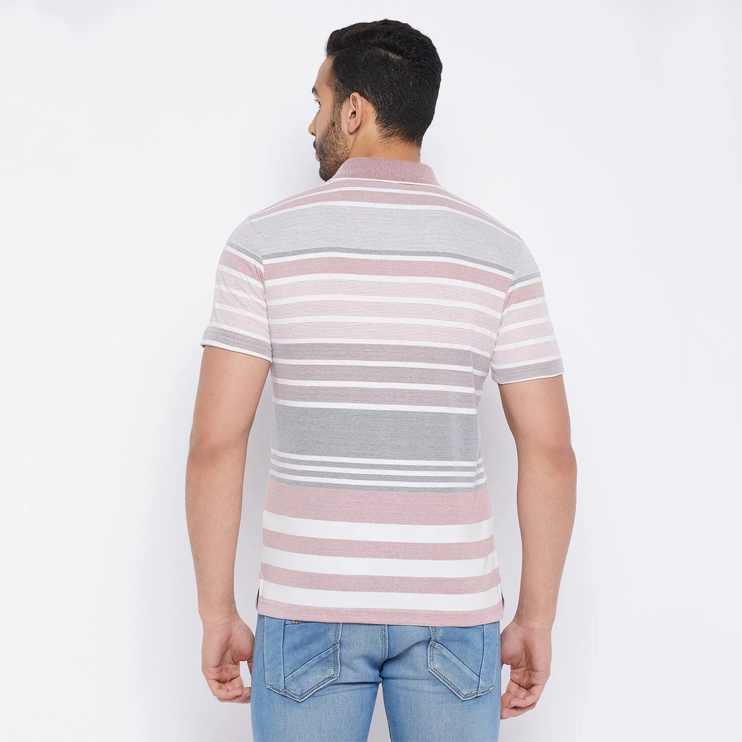 Duke Stardust Men Half Sleeve Cotton T-shirt (LF7014)