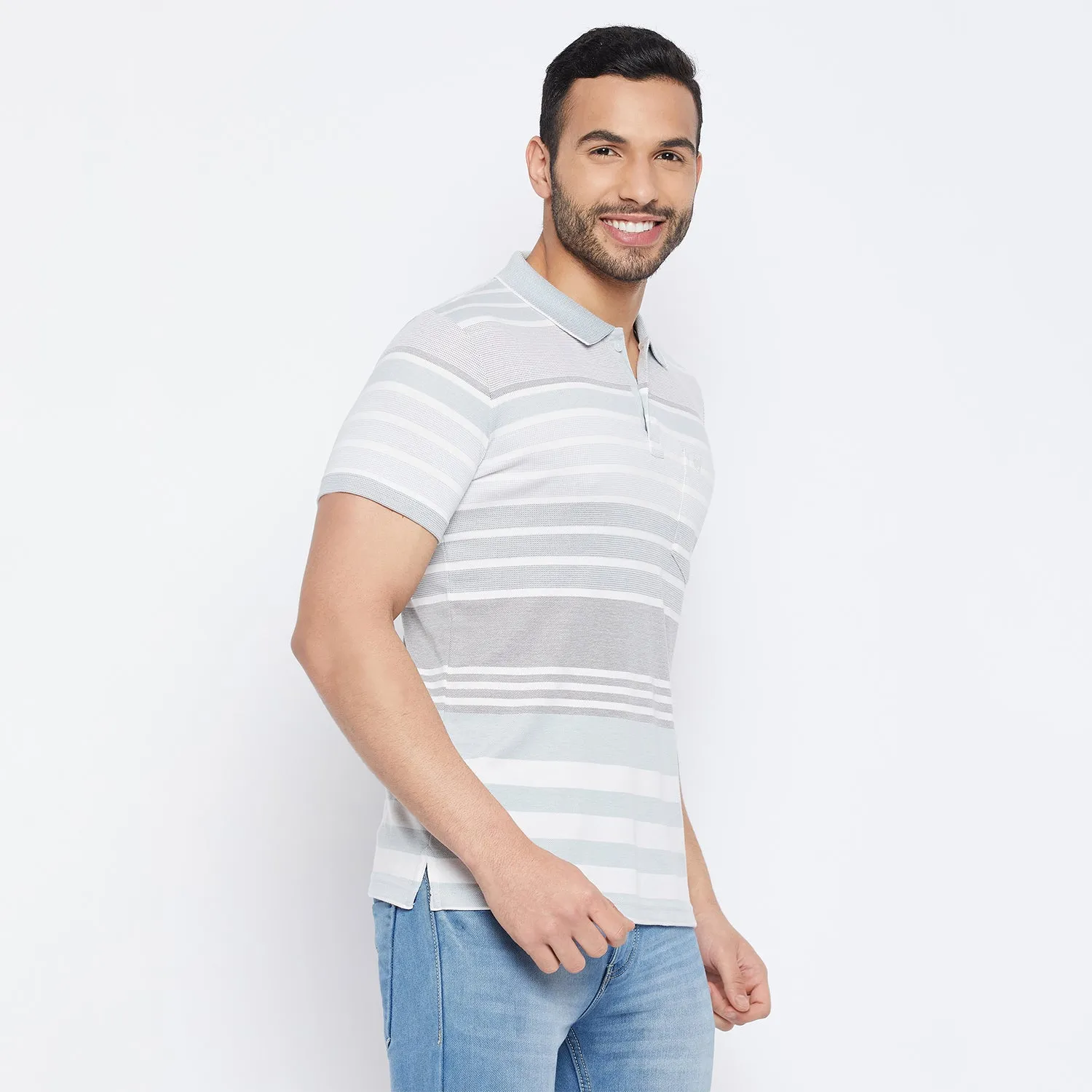 Duke Stardust Men Half Sleeve Cotton T-shirt (LF7014)