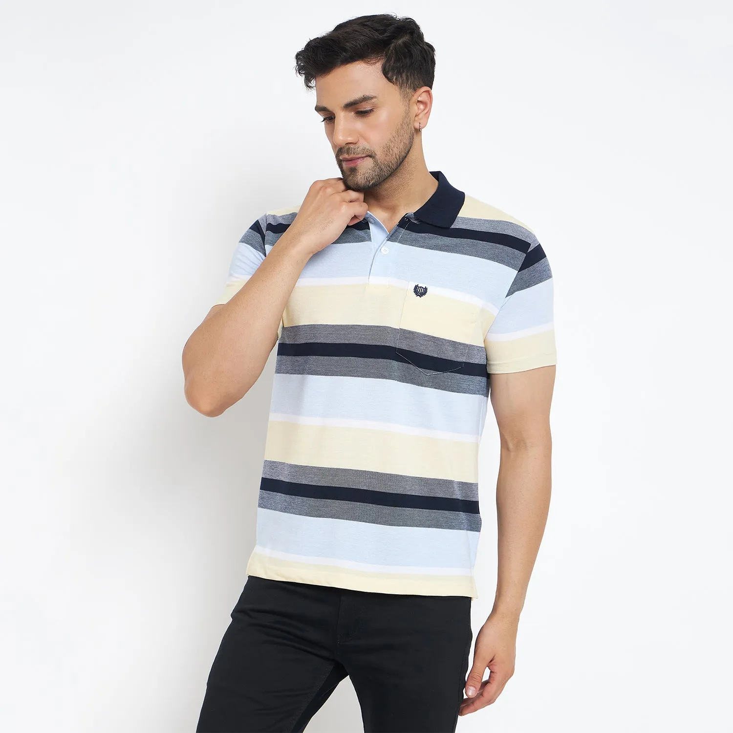 Duke Stardust Men Half Sleeve Cotton T-shirt (MLF1115)