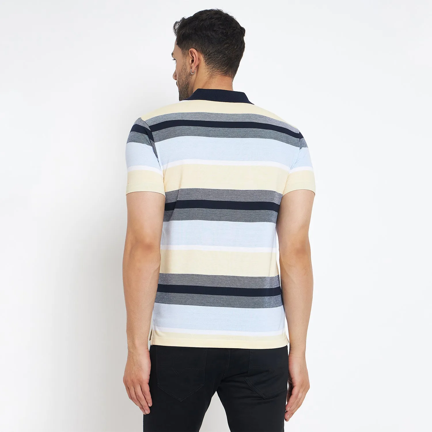 Duke Stardust Men Half Sleeve Cotton T-shirt (MLF1115)