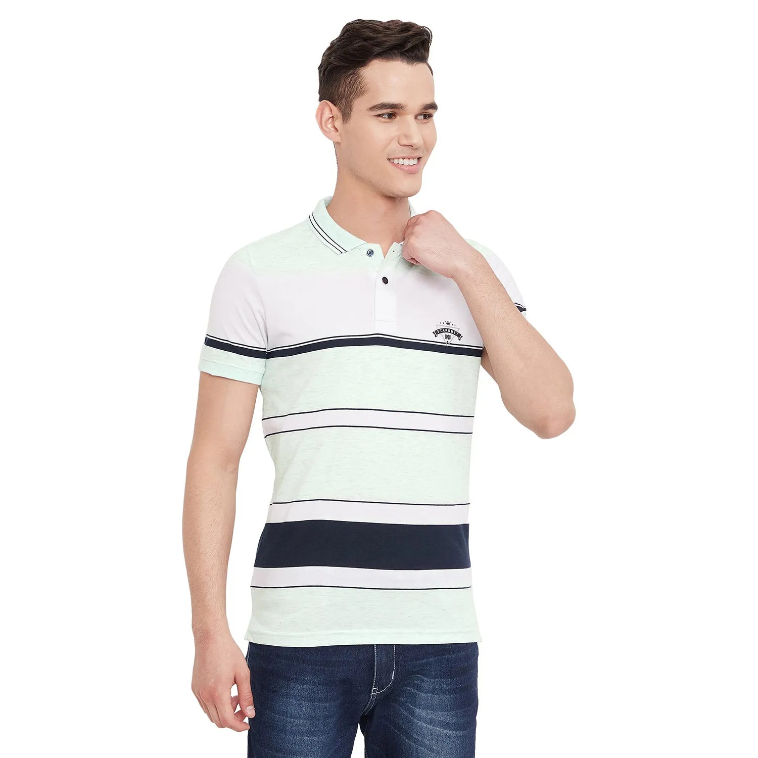 Duke Stardust Men Half Sleeve Cotton T-Shirt (MTLF338)