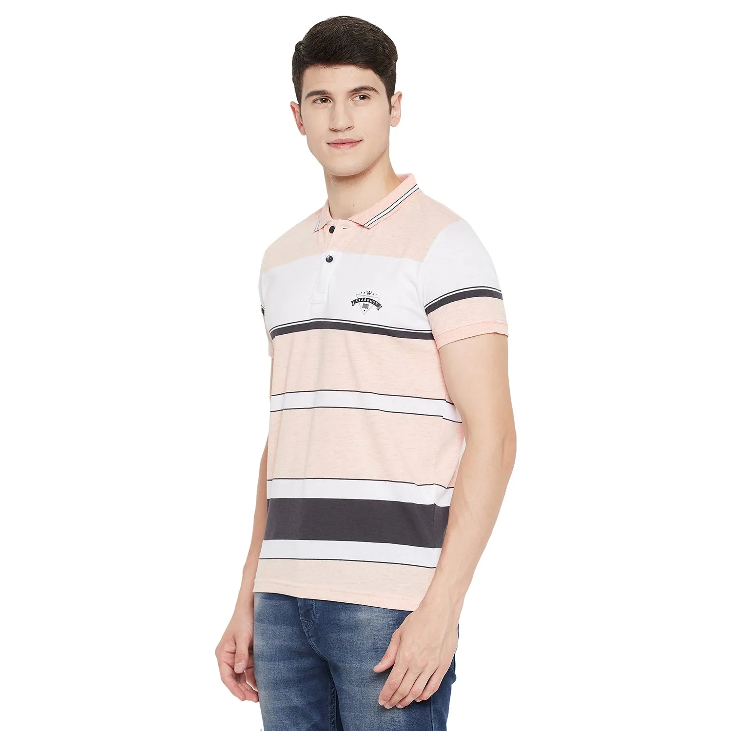 Duke Stardust Men Half Sleeve Cotton T-Shirt (MTLF338)
