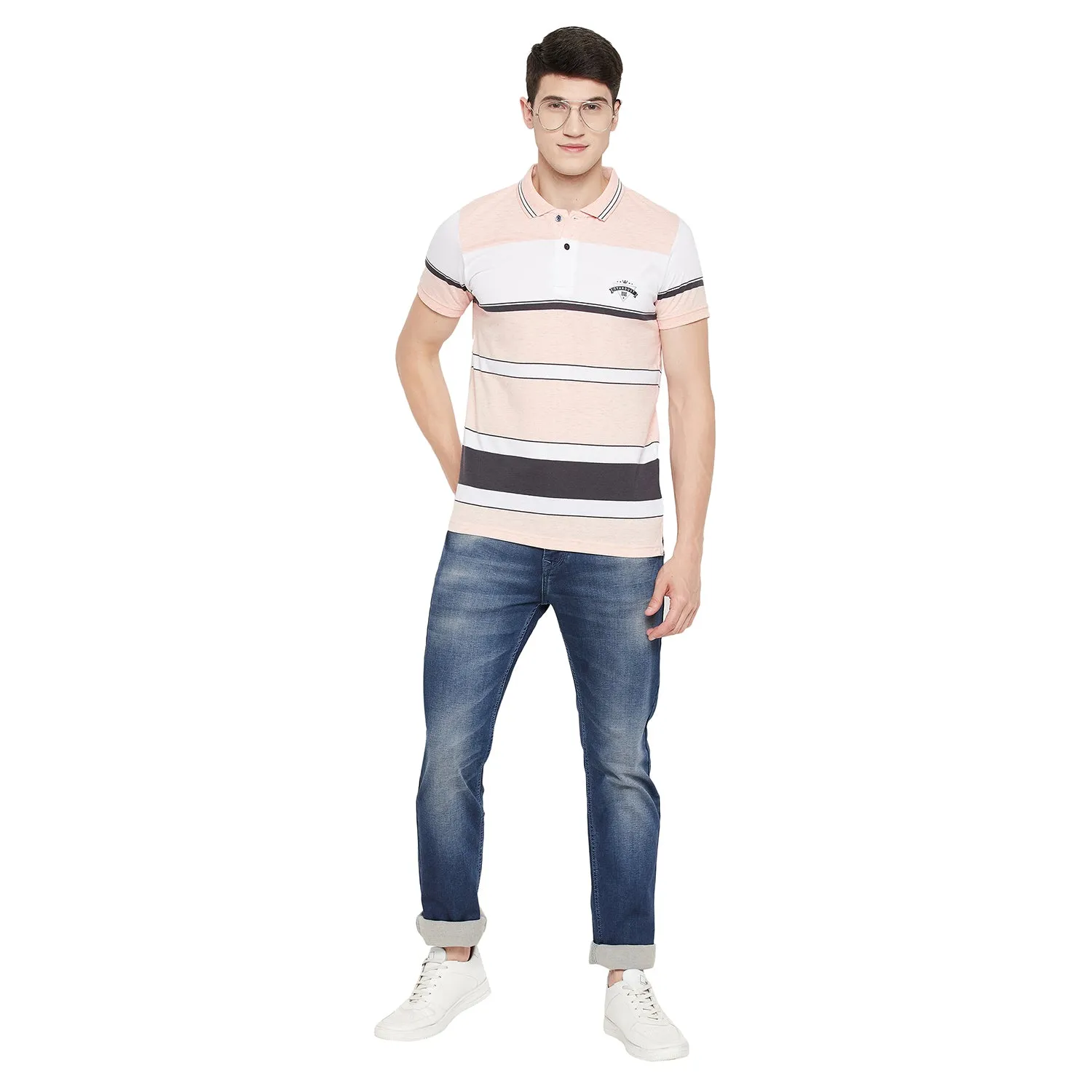 Duke Stardust Men Half Sleeve Cotton T-Shirt (MTLF338)