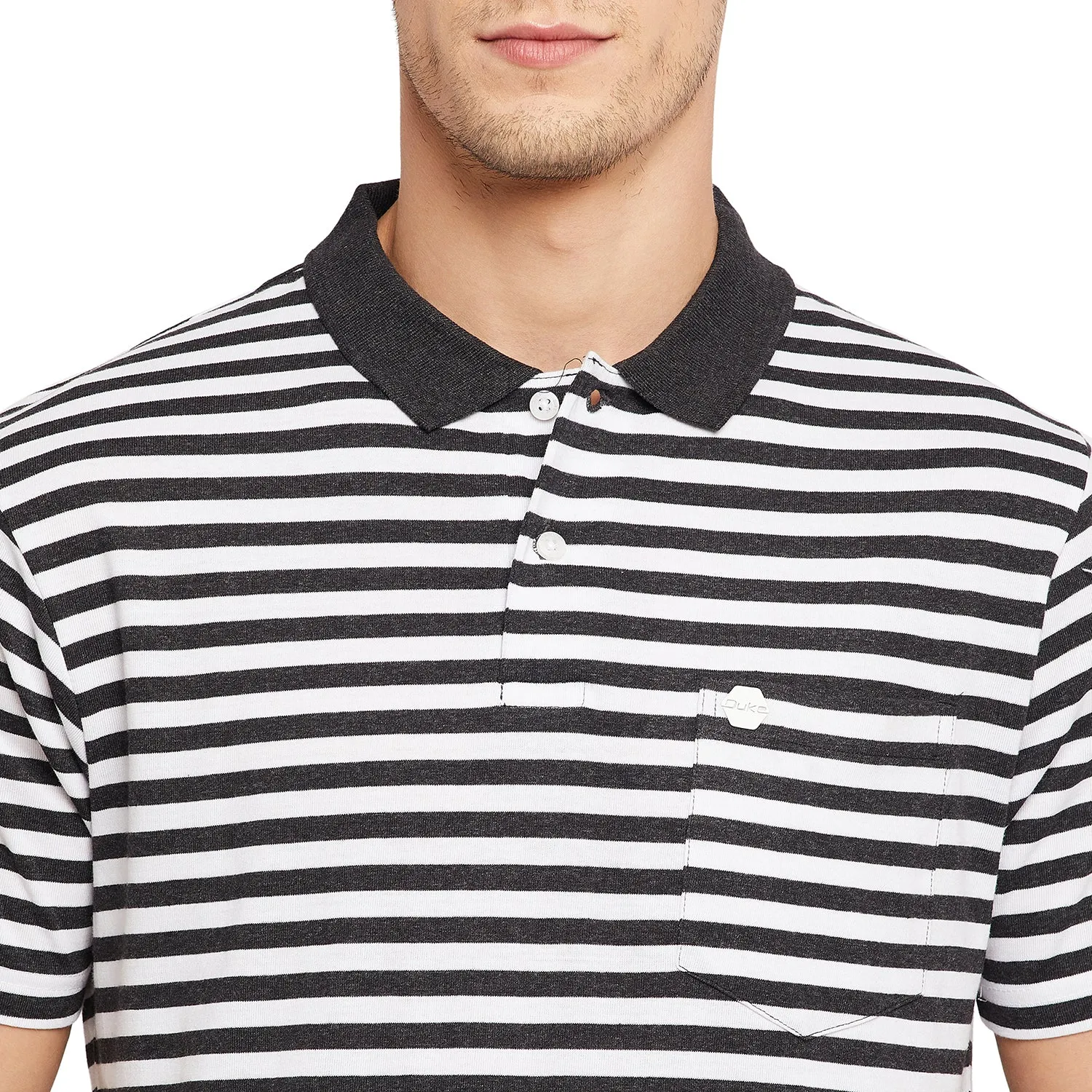 Duke Stardust Men Half Sleeve Cotton T-shirt (MTLF346)