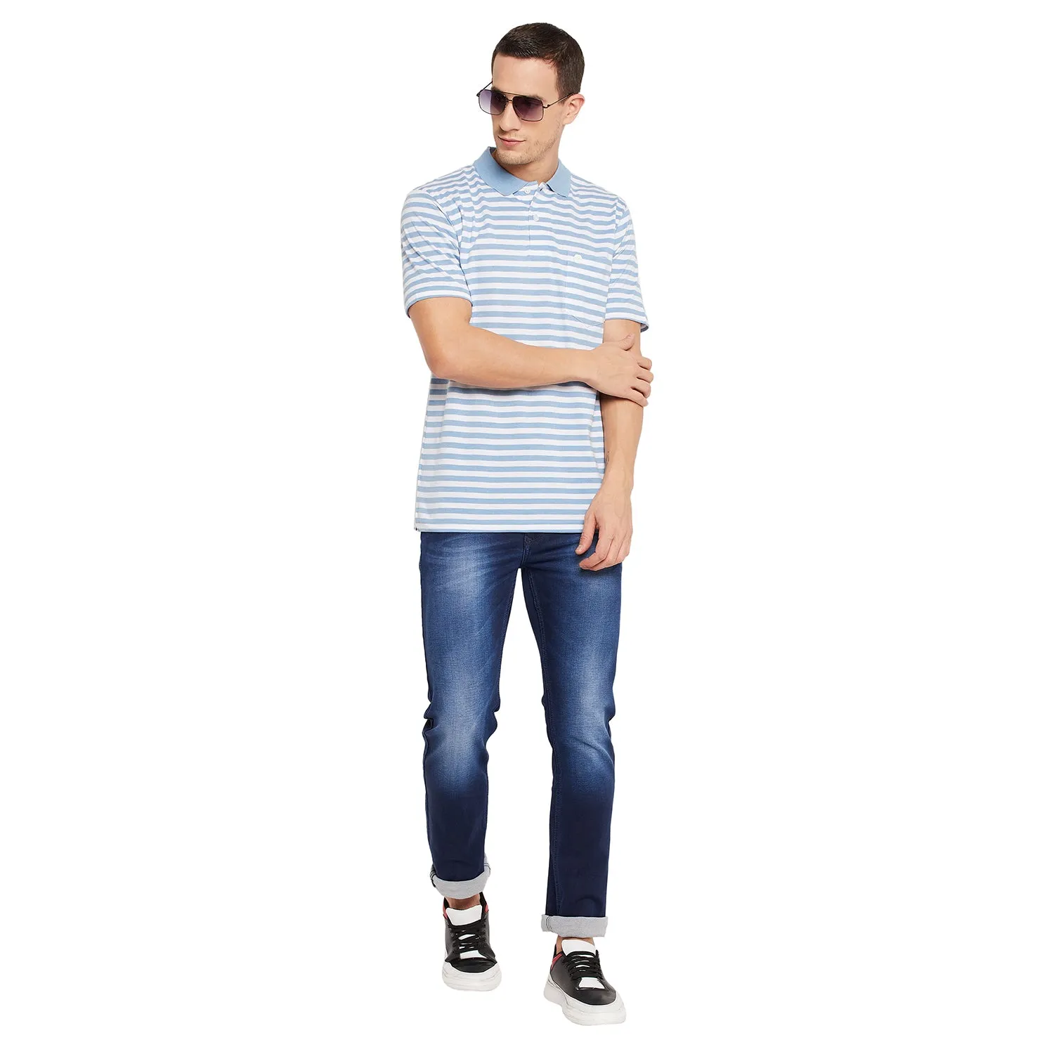 Duke Stardust Men Half Sleeve Cotton T-shirt (MTLF346)