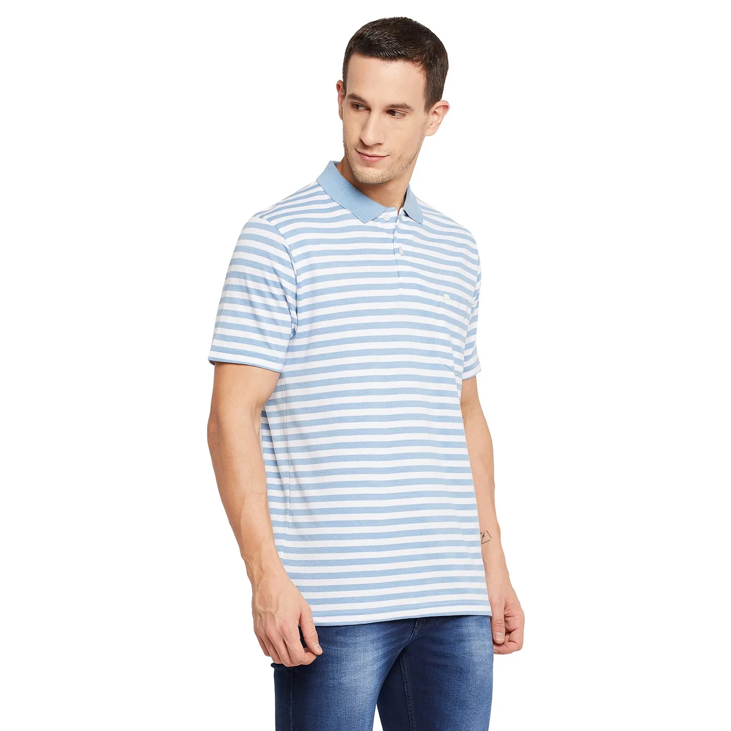 Duke Stardust Men Half Sleeve Cotton T-shirt (MTLF346)