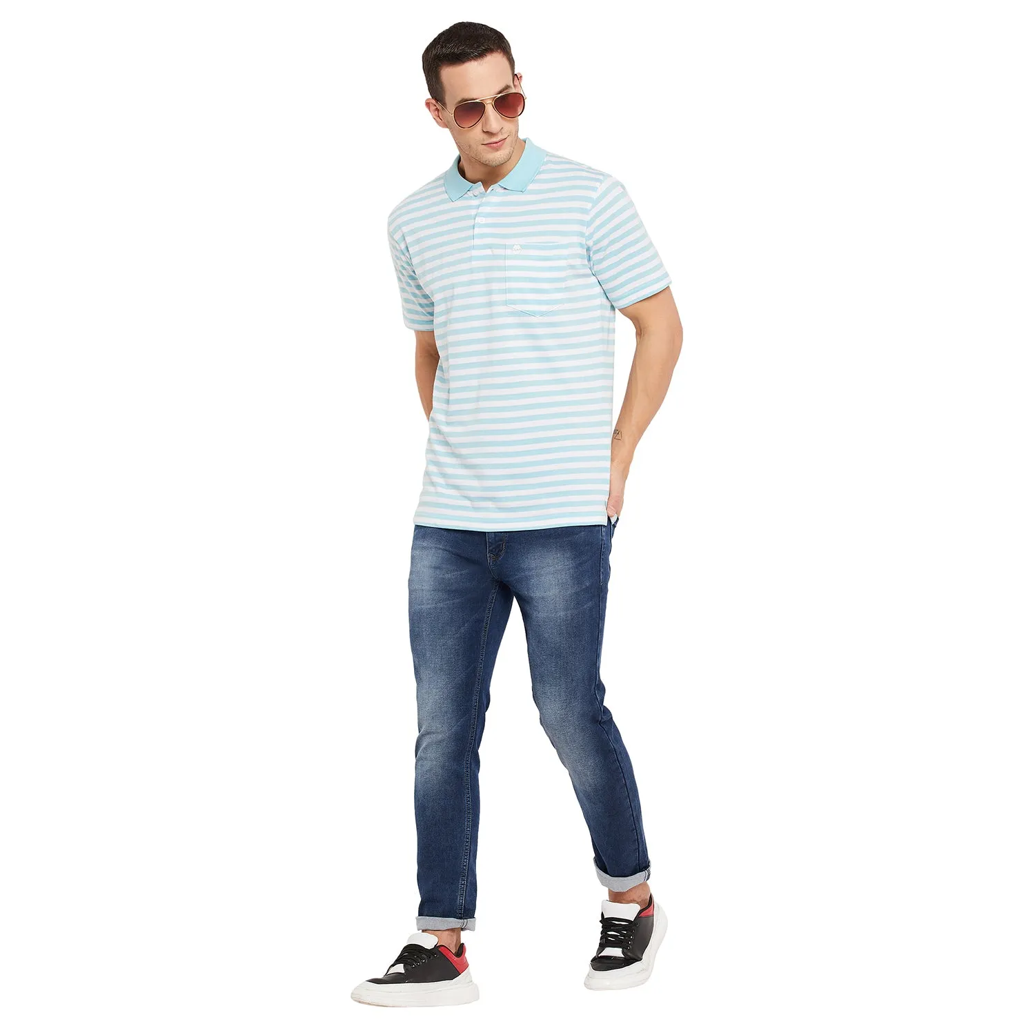 Duke Stardust Men Half Sleeve Cotton T-shirt (MTLF346)