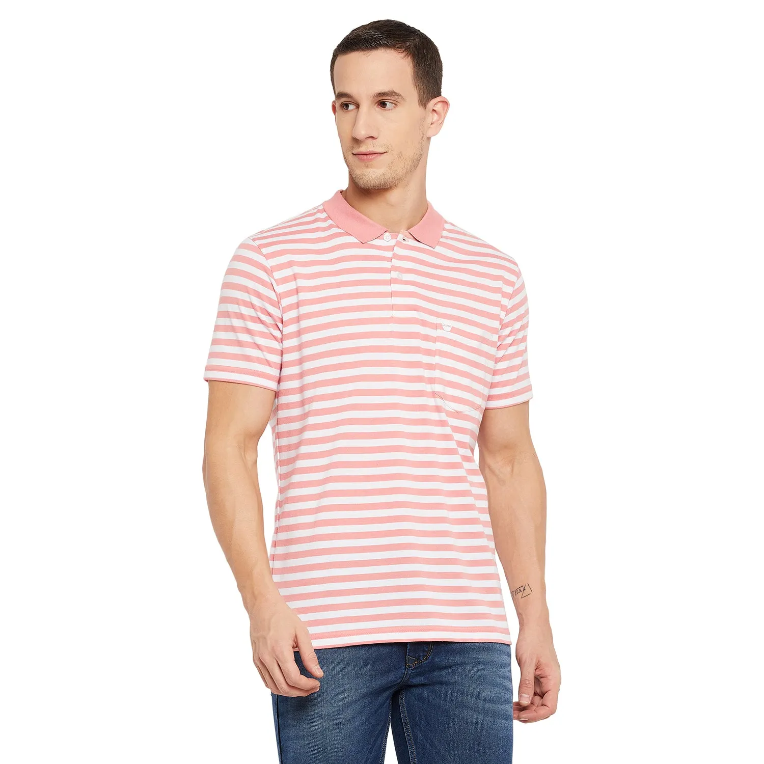 Duke Stardust Men Half Sleeve Cotton T-shirt (MTLF346)