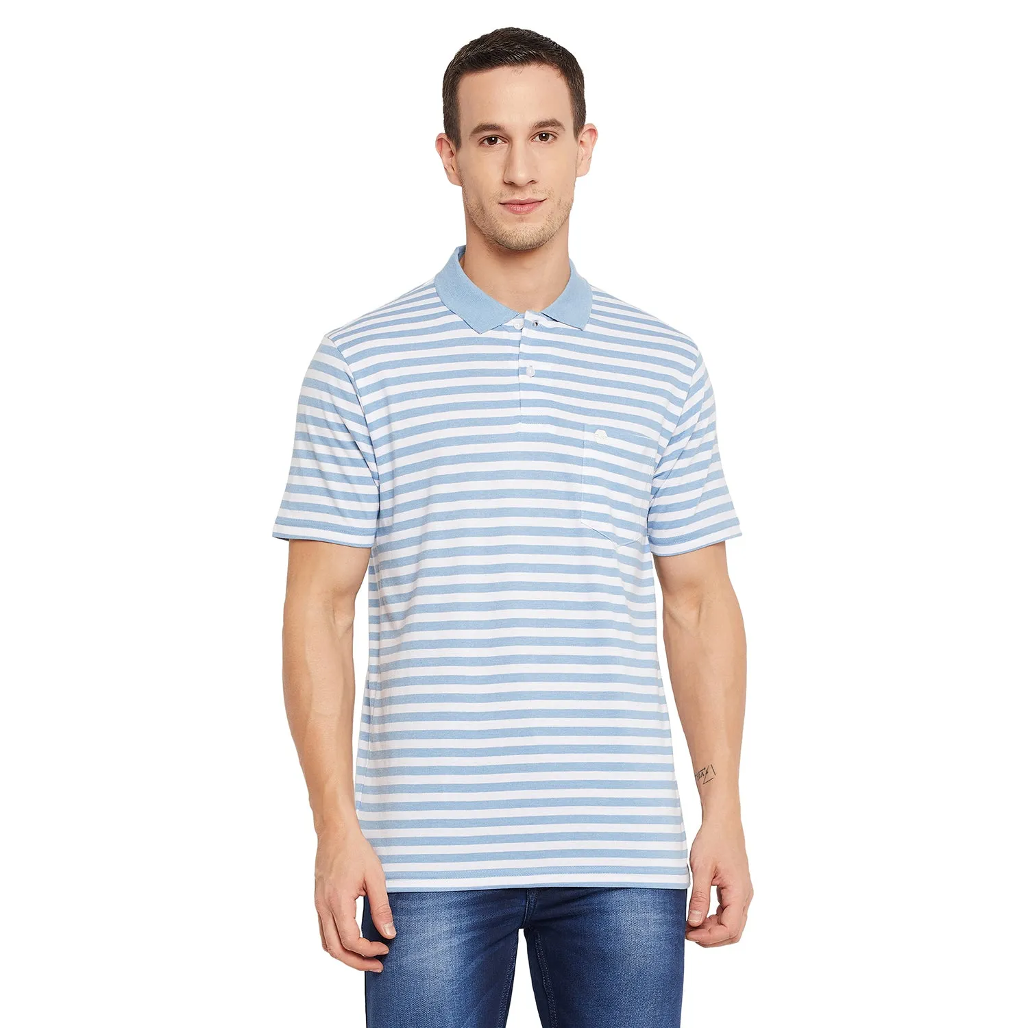 Duke Stardust Men Half Sleeve Cotton T-shirt (MTLF346)