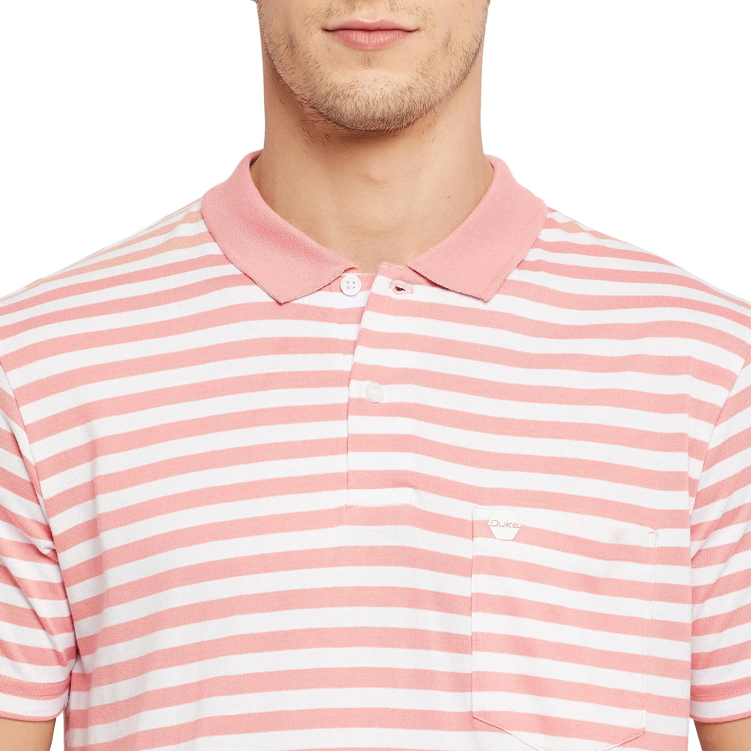 Duke Stardust Men Half Sleeve Cotton T-shirt (MTLF346)