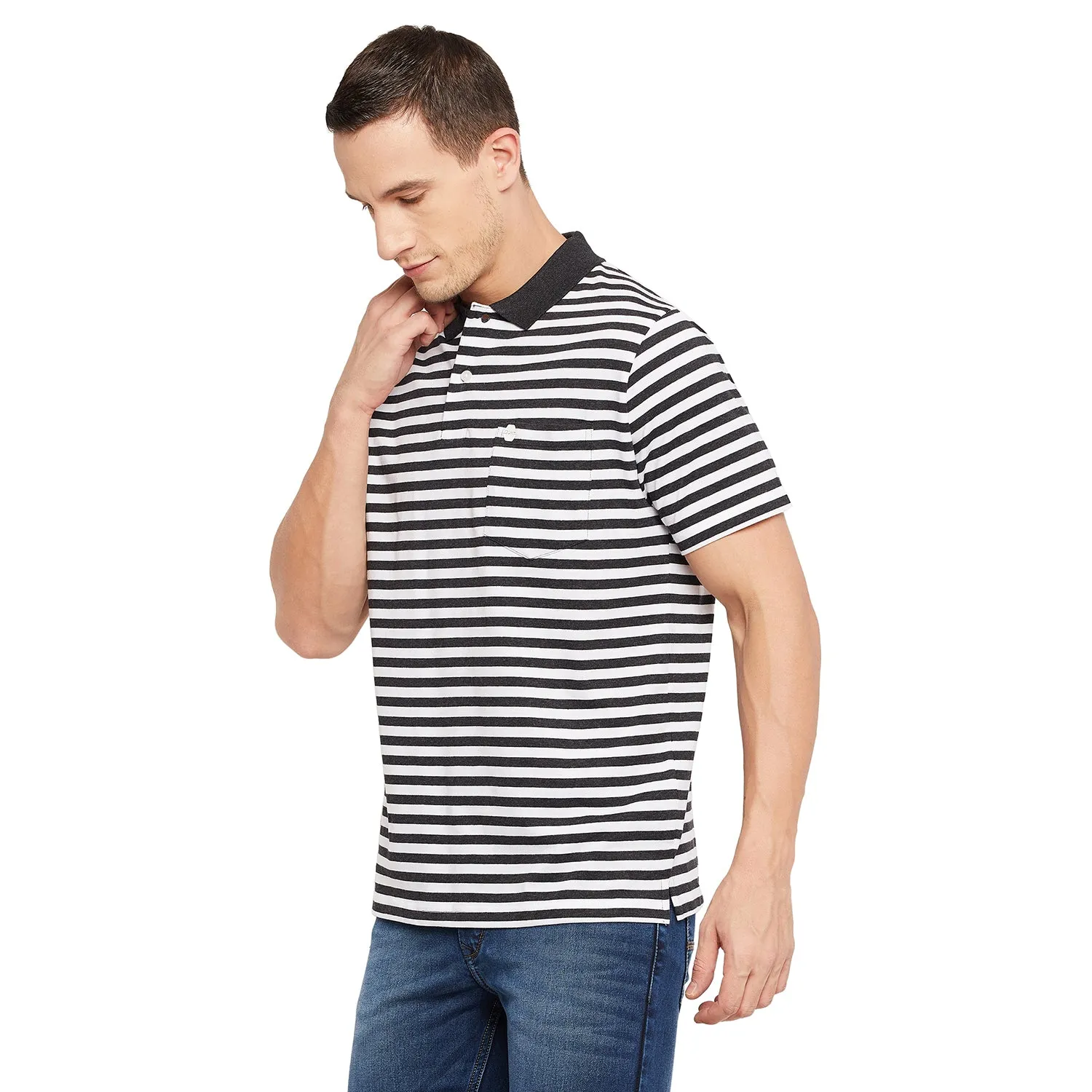 Duke Stardust Men Half Sleeve Cotton T-shirt (MTLF346)
