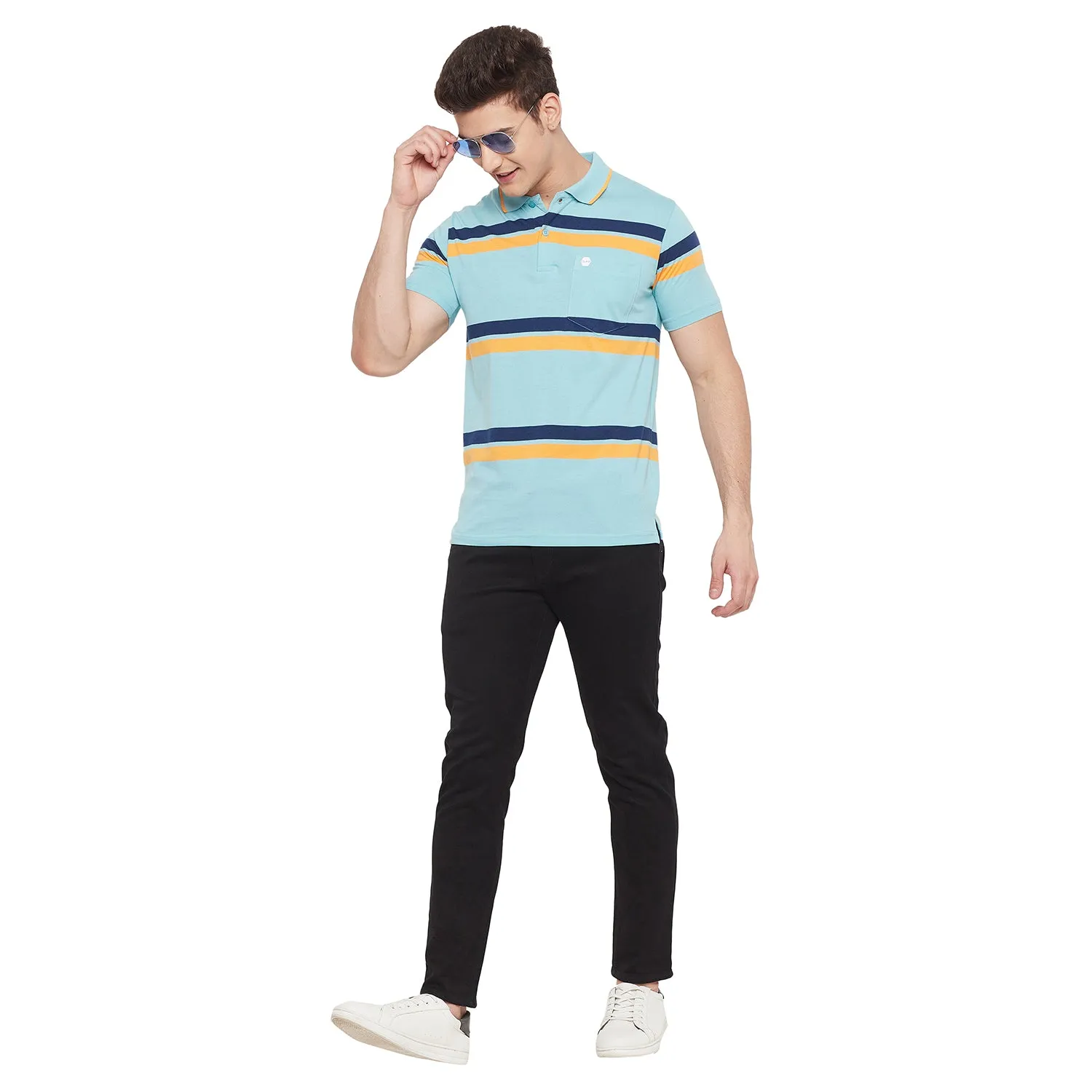 Duke Stardust Men Half Sleeve Cotton T-shirt (MTLF357)