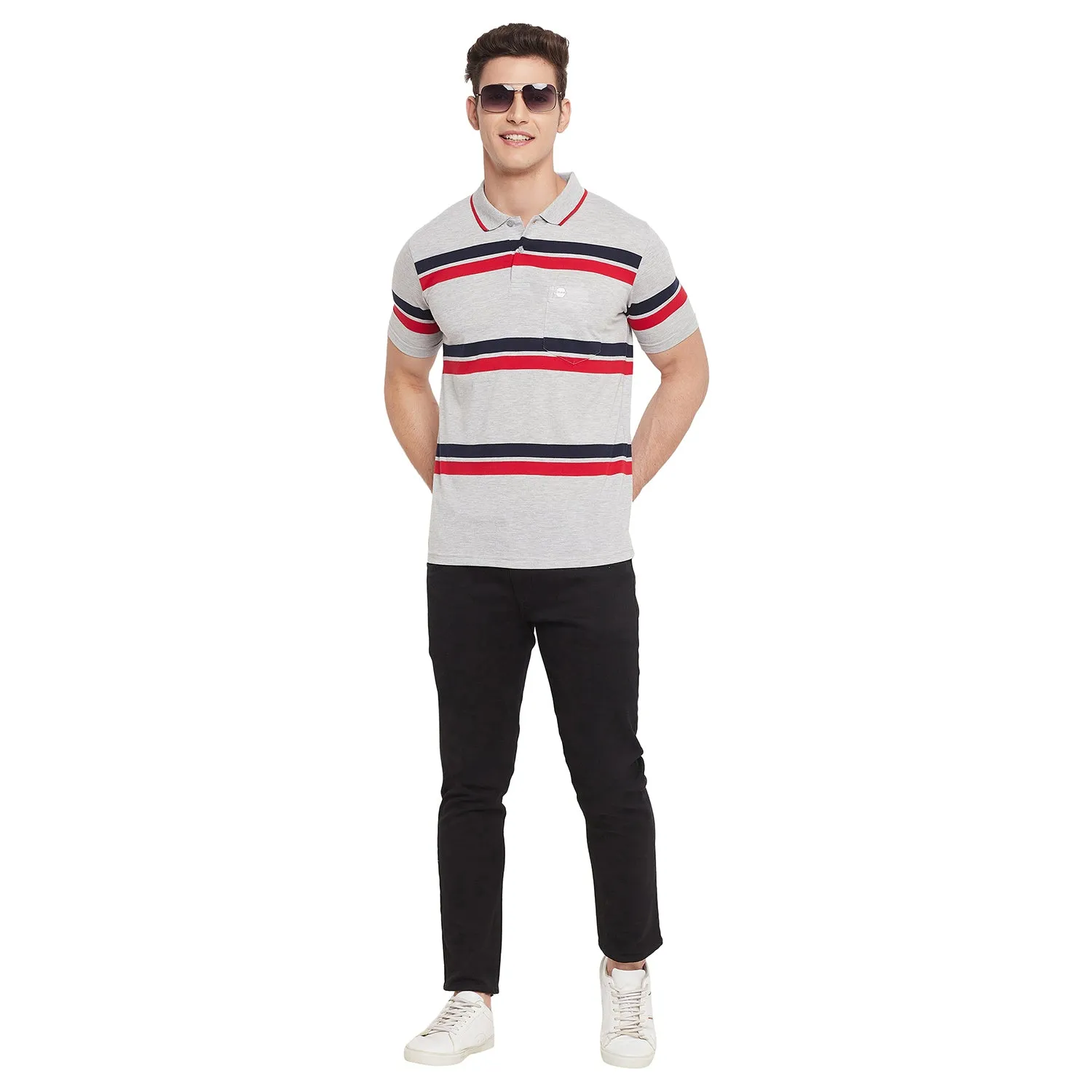 Duke Stardust Men Half Sleeve Cotton T-shirt (MTLF357)