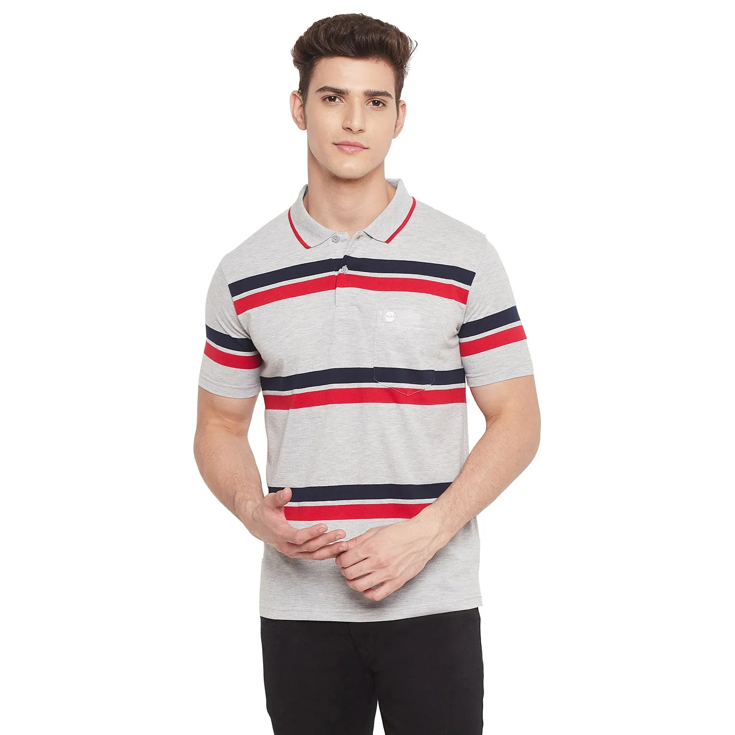 Duke Stardust Men Half Sleeve Cotton T-shirt (MTLF357)