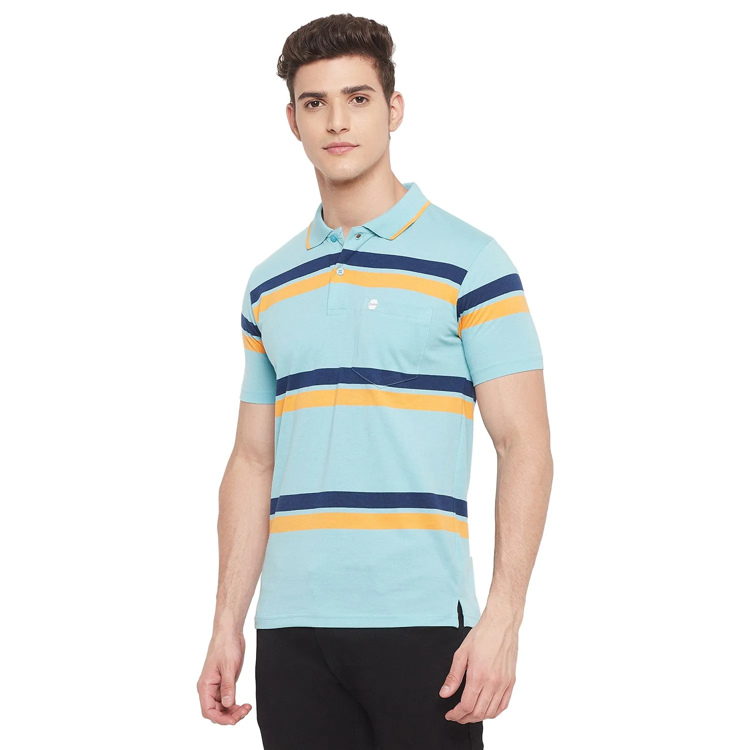 Duke Stardust Men Half Sleeve Cotton T-shirt (MTLF357)