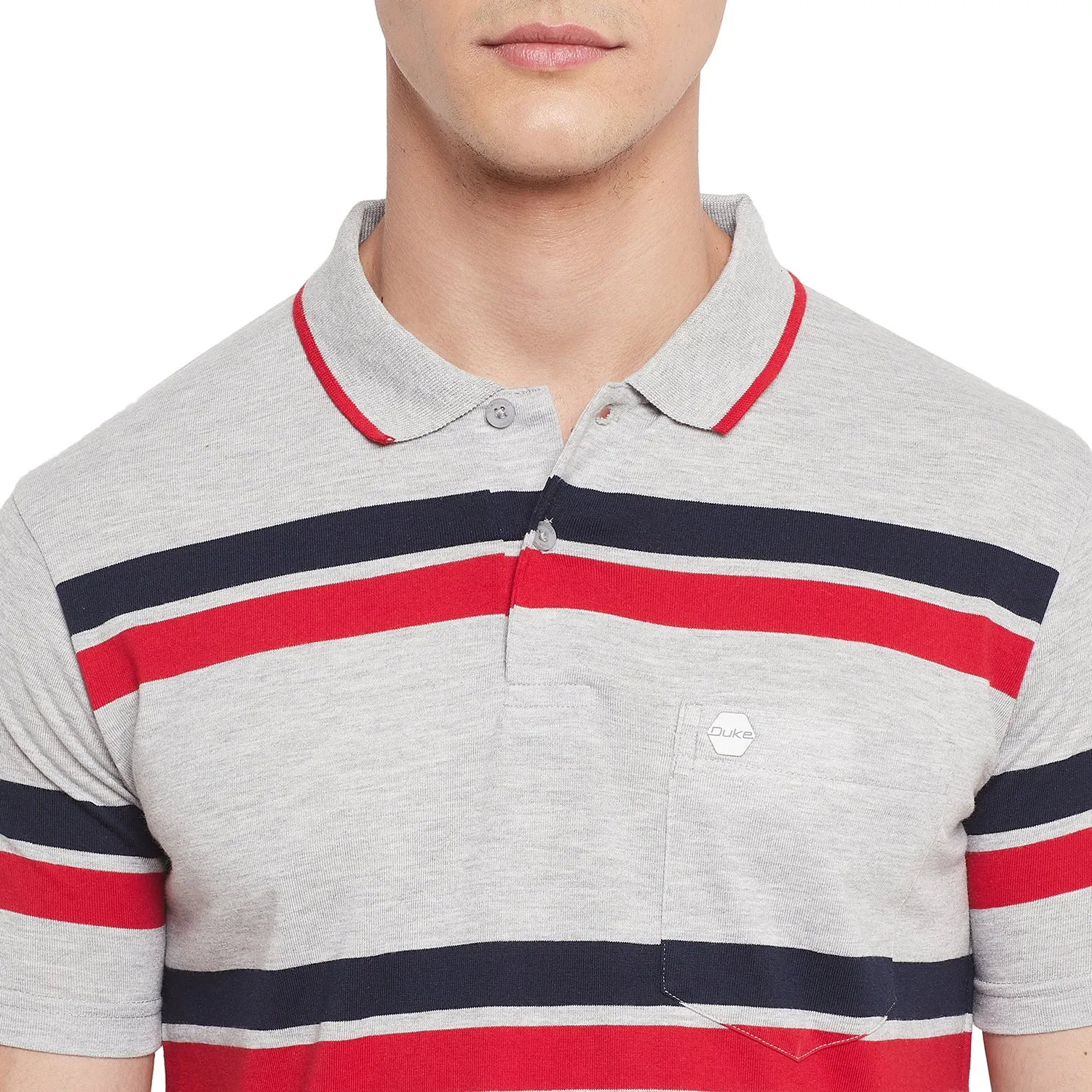 Duke Stardust Men Half Sleeve Cotton T-shirt (MTLF357)