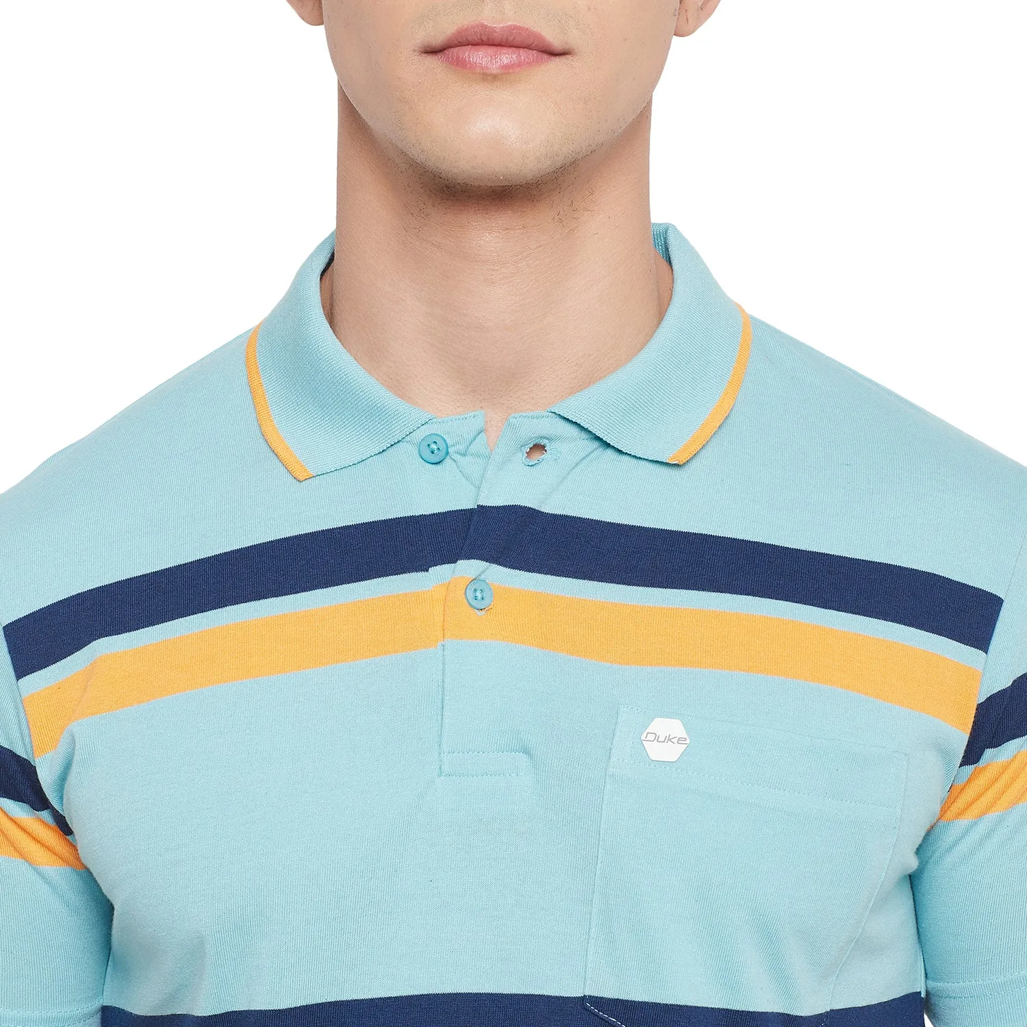 Duke Stardust Men Half Sleeve Cotton T-shirt (MTLF357)